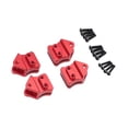 thumbnail image 2 of Bunblic Leaf Spring Mount Hangers Aluminum Replacement Lightweight Easy to Install Shock Absorption Practical Sturdy DIY RC Car Parts Red, 2 of 8