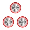 thumbnail image 3 of Ruiboury Mobile Phone Game Joystick Practical Screen Sucker Rocker Gamepad Button Controller Assist Joypad Gaming Supplies Red 3Set, 3 of 6