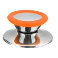 thumbnail image 2 of Universal Stainless Steel Anti-scald Pot Cover Knob Household Kitchen Antislip Pan Lid Handle Grip Cookware Kitchenware Orange Small, 2 of 9