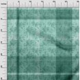 thumbnail image 3 of oneOone Polyester Spandex Teal Green Fabric Check & Sewing Craft Projects Fabric Prints By Yard 56 Inch Wide, 3 of 4
