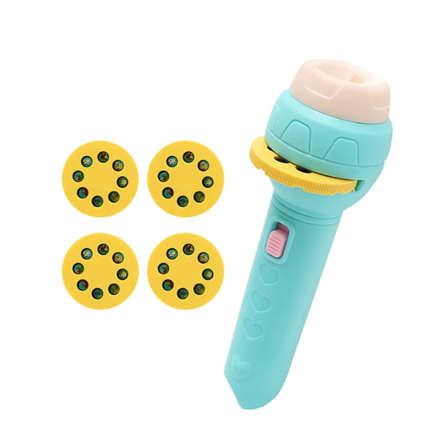 RXIRUCGD Toys Early Childhood Educational Picture Projection Slide Luminous Flashlight