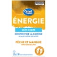 thumbnail image 2 of Great Value Sugar Free Naturally Flavoured Peach Mango Energy Drink Mix Packets, 2 of 5
