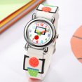 thumbnail image 1 of Montre-bracelet Ajustable Multicolore à Motif de Basketball, Mignonne, pour Garçons, Sport, Filles, Cadeau, 1 of 8