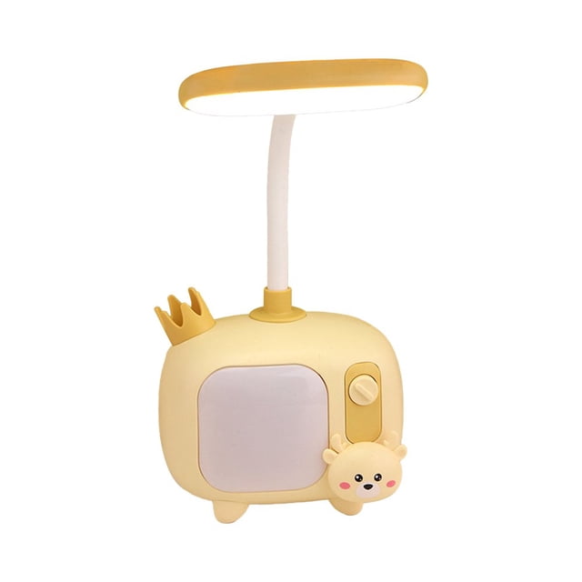 EIMELI Cute Deer Bunny Table Lamp Cartoon Animal Learning Eye Protection Night Light Teens Girls Boys Gift
