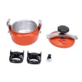 thumbnail image 2 of 8 QT Pressure Cooker, Aluminum Alloy Large Capacity Easy to Open and Close,Double Bottom Canner for Gas Stove, Explosion Proof, olla de presion grande, Safety Lock, 2 of 7