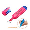 thumbnail image 4 of Unique Bargains Highlighter, Broad Point, Pink, 4 Pack, 4 of 6