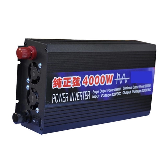 Pure Sine Wave Inverter 4000W 6000W 8000W Power Solar Car Inverter With LED Display DC 12V 24V To AC 110 220 Voltage Converter ,Safety