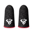 thumbnail image 1 of Clearance! Harpily Finger Cuff Gaming Finger Sleeves Breathable Anti Sweat Touchscreen Mobile Game Finger for Enhanced Precision One Size Red, 1 of 4