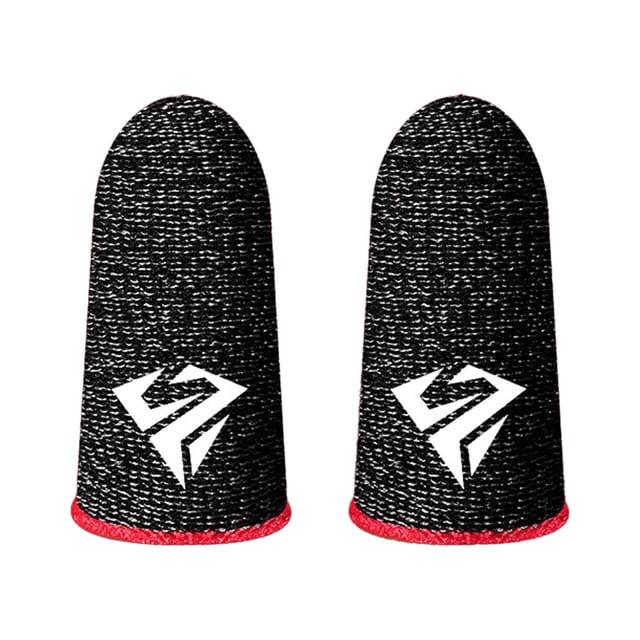 Clearance! Harpily Finger Cuff Gaming Finger Sleeves Breathable Anti Sweat Touchscreen Mobile Game Finger for Enhanced Precision One Size Red