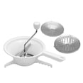 thumbnail image 2 of AMONIDA Manual Potato Masher, Multi-Functional Potato Blender Ricer Hand Held Masher Stainless Steel Kitchen Presses For Potatos Fruits Vegetables And More, 2 of 8