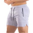 thumbnail image 1 of Mens Solid Color Swim Trunks Quick Dry Beachwear Sports Running Swim Board Shorts Mesh Lining, 1 of 6