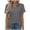 ☃028-Dark Gray, variant on Nuoqisi Womens Short Sleeve Polo Shirts Lapel V Neck Business Dressy Casual Tops Summer Collared Trendy Tunic Tees