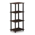 thumbnail image 1 of Furinno 16102WN/BR Turn-N-Tube Shelf, 3 Space, Walnut/Brown, 1 of 1
