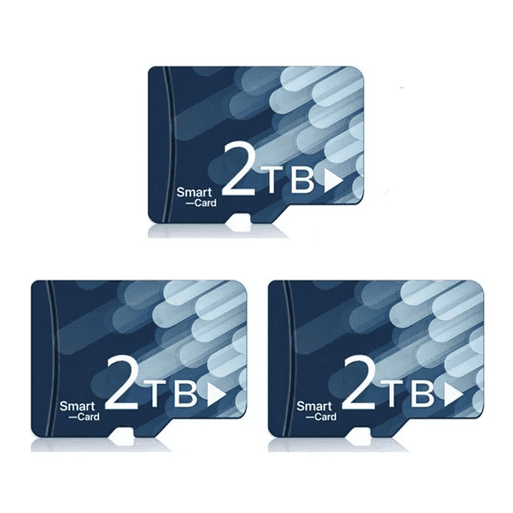 Class 10 2000 Micro Secure Digital Flash Memory Card 2T Micro Memory SD Cards for Camera(Class 10 High Speed) Memory Card for Phone Computer Game Console, Dash Cam, Camcorder 3PCS