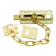 thumbnail image 2 of Belwith Products 1879 Brass Guard & Chain & Bolt, 2 of 3
