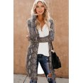 thumbnail image 1 of AAMILIFE Mode pour Femmes 2038 Cardigan en Tricot Douillet à devant Ouvert à Manches Longues Long, 1 of 4
