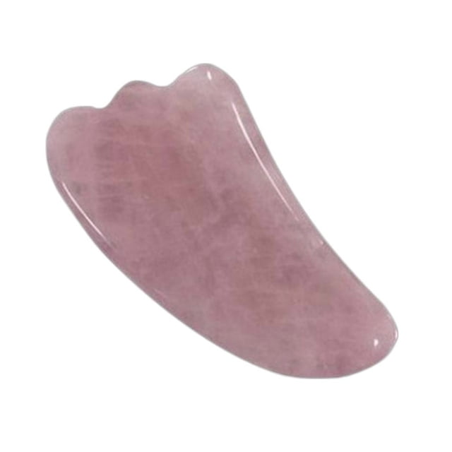 Natural Jade Scraping Plate Facial Body Beauty Message board Body scraping board Tool Scraping Board Massaging. A smooth, pink-toned jade scraping tool with a curved design, ideal for Gua Sha therapy. Designed to detoxify, shrink pores, and reduce wrinkles, it is suitable for use on the neck, face, back, and feet. Made from high-quality natural jade, it promotes microcirculation and relaxation. Perfect for seniors, office workers, and use in beauty salons or massage shops.