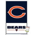 thumbnail image 1 of NFL Chicago Bears - Logo 21 Wall Poster, 22.375" x 34" Framed, 1 of 4