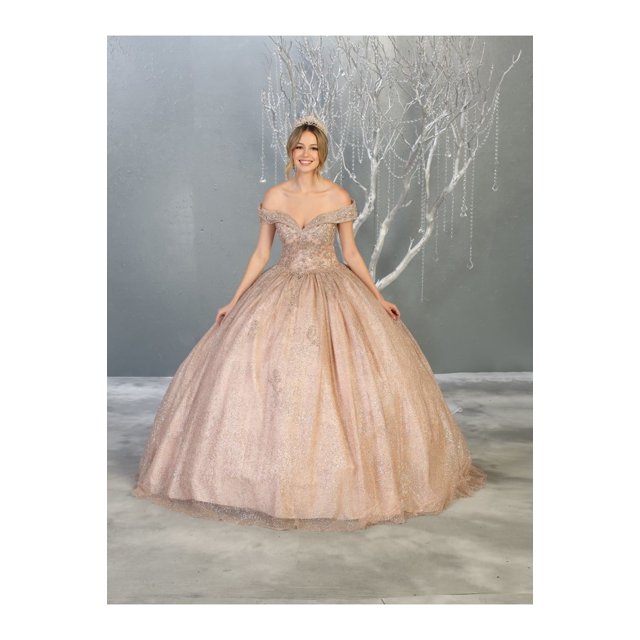 Robe de Quinceañera à Épaules Dénudées et Grande Taille