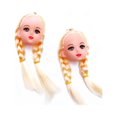 thumbnail image 1 of Simple PVC pour Poupée pour Tête Forme Tempérament Boucles d'Oreilles Courtes Étudiant pour Frais, 1 of 3