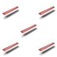 thumbnail image 1 of Transemion ENLEE Bicycle Down Tube Frame Protector Mountain Bike Road Sticker Tape Portable Outdoor Sports Riding Guard Supplies Red Type 2 5Set, 1 of 6