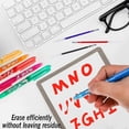 thumbnail image 4 of Erasable Ink Pens 0.5mm Fine Tip, 15 Assorted Colors, Thermo Sensitive Rollerball Writing Pens for School and Office, 4 of 7