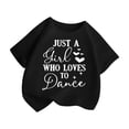 thumbnail image 3 of PMVFHDE Hauts Tendance pour Filles T-Shirts Tunique Graphique T-Shirt pour Fille T-Shirt pour Filles Hauts Manches Courtes Hauts Tube pour Filles Enfant Filles Mignon Graphique Col Rond T-Shirt Manches Courtes T-Shirt d'Été Noir, 9-10 Ans, 3 of 5