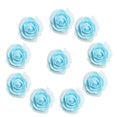 thumbnail image 5 of GUOOL Pack of 100 Artificial Roses DIY Wedding Valentine's Day Bouquets Hairband Light Blue, 5 of 5