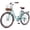 Mint, variant on Viribus Women's Bike 26 Inch Beach & City Cruiser Bicycle with 7 Speed Basket Mint