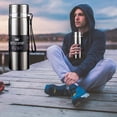 thumbnail image 4 of Chmadoxn Winter Portable Rope Insulation Cup Stainless Steel Outdoor Vehicle Mounted Large Capacity Insulation Cup 800mL vacuum cup, 4 of 5