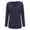 Marine, variante sur ManxiVoo Cardigan en Tricot Côtelé pour Femme avec Poches, Léger, Manches Longues, Ouvert à l'Avant, Couvre-Maillot, Tenue de Détente Confortable pour l'Automne, Taille TTG, Bleu Marine