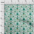 thumbnail image 2 of oneOone Georgette Viscose Green Fabric Florals Fabric For Sewing Printed Craft Fabric By The Yard 42 Inch Wide, 2 of 4