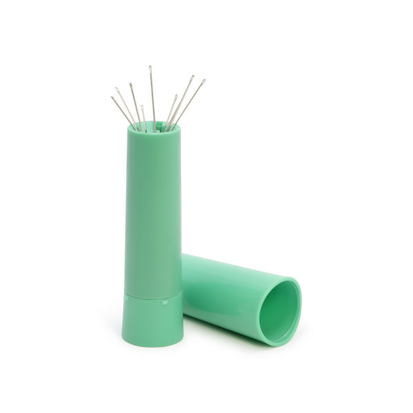 Tube de rangement pour aiguilles Dritz Twist N' Select pour aiguilles jusqu'à 2-1/4", 1 unité, vert