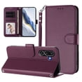 thumbnail image 3 of GANGXUN Wallet Case for Samsung Galaxy M56 – Magnetic Closure, RFID Blocking, Wrist Strap, Wireless Charging Compatible, 3 of 6