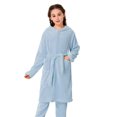 thumbnail image 1 of WEAIXIMIUNG Pyjama pour Filles pour l'Automne et l'Hiver Robe Corail pour Bébé Tenue d'Intérieur Peignoir 5-6 Ans, 1 of 3