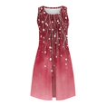 thumbnail image 5 of Ovzne Robes Grande Taille pour Femmes aux Formes Robe pour Femme Femmes Imprimé avec Poches Chemises de Nuit Sans Manches Vêtements de Nuit Chemise de Nuit à Plis devant Col Rond Nuisette Robe Maxi Grande Taille Pr, 5 of 5