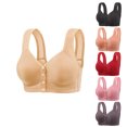 thumbnail image 1 of Styesk Front Closure Bras for Women Wireless Push Up Bra with Support No Underwire Padded Bra Full Coverage Underoutfit Bras Comfortable Sleep Everyday Bras, 1 of 3