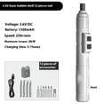 thumbnail image 3 of White 12 piece set Electric Screwdriver,Screwdriver Set Handheld Power Screwdriver for Drilling Repair, 3 of 5