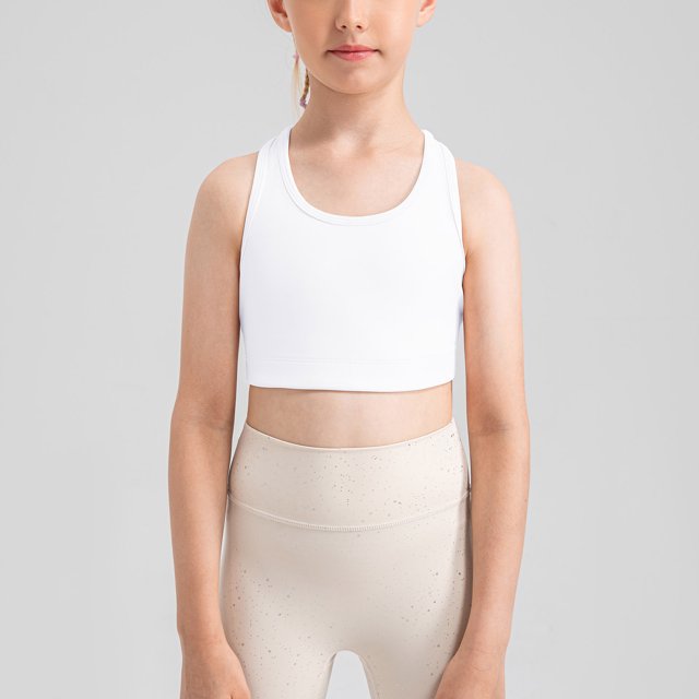 Soki Toddler Kids Boys Girls Quick Drying Racerback Tank Top Sleeveless Bottom Yoga Camisole