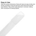thumbnail image 4 of Unique Bargains Embouts en Silicone, Lot de 100 Bouchon en Silicone 6 mm Compatible avec Corset, Désossage en Polyester pour Robe de Mariée (Blanc), 4 of 5