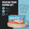 thumbnail image 2 of Tradeopia Mexican Train Dominoes Set Double 12 With 91 Tiles, 2 of 8