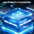 thumbnail image 3 of N35 wireless Bluetooth gaming headset Bluetooth 5.2 ultra clear biofilm HD microphone cool lighting, 3 of 6