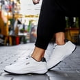 thumbnail image 2 of Espadrilles à Enfiler pour Hommes à Moins de 20 $ Hommes Talon Compensé Semelle Souple Espadrilles Semelle Souple Bout Rond Respirantes Course Chaussures Western Mode Hommes Chaussures de Course Chaussures pour Homme (Blanc, 11), 2 of 7