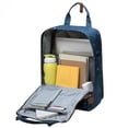 thumbnail image 3 of KAUKKO Stylish Oxford Fabric Backpack Travel Rucksack lightweight Hiking Bag Satchel, 3 of 5