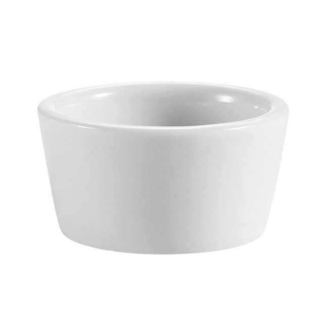 Cac China 2-Ounce Super White Porcelain Round Ramekin, 2-1/4 X 2-1/4"", (Box Of 48)