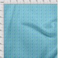 thumbnail image 4 of oneOone Silk Tabby Turquoise Blue Fabric Asian Retro Floral Sewing Craft Projects Fabric Prints By Yard 42 Inch Wide, 4 of 4