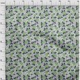 thumbnail image 4 of oneOone Rayon Green Fabric Florals Sewing Material Print Fabric By The Yard 56 Inch Wide, 4 of 4