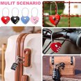 thumbnail image 4 of Thinsony Cadenas en Forme de Cœur 2 Pcs, Design Élégant, Durable, Résistant, Rangement Adapté Cadeaux de la Saint-Valentin, Combinaison Rouge 06U(50CM), 4 of 6