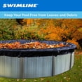 thumbnail image 3 of Swimline 21 Foot Round Above Ground Swimming Pool Leaf Net Top Cover | CO921, 3 of 11