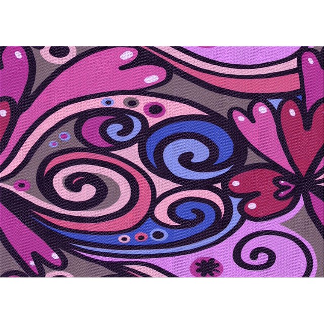 Ahgly Company Tapis d'Intérieur Rectangulaire de Style Transitionnel Lavable à la Machine en Velours Prune Violet, 2 Pieds x 3 Pieds